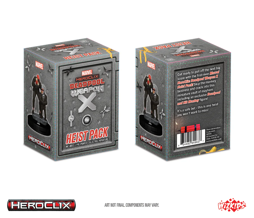 HeroClix Marvel Deadpool and Hit-Monkey Heist Pack WZK84963