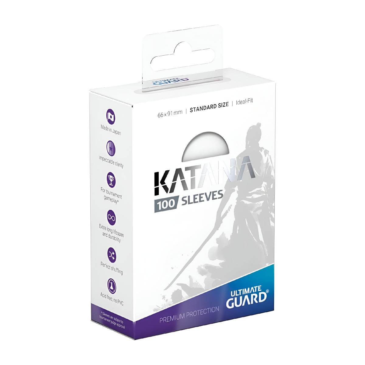 Ultimate Guard Card Sleeves: Katana Sleeves Standard Size- Radiant Plum (100)