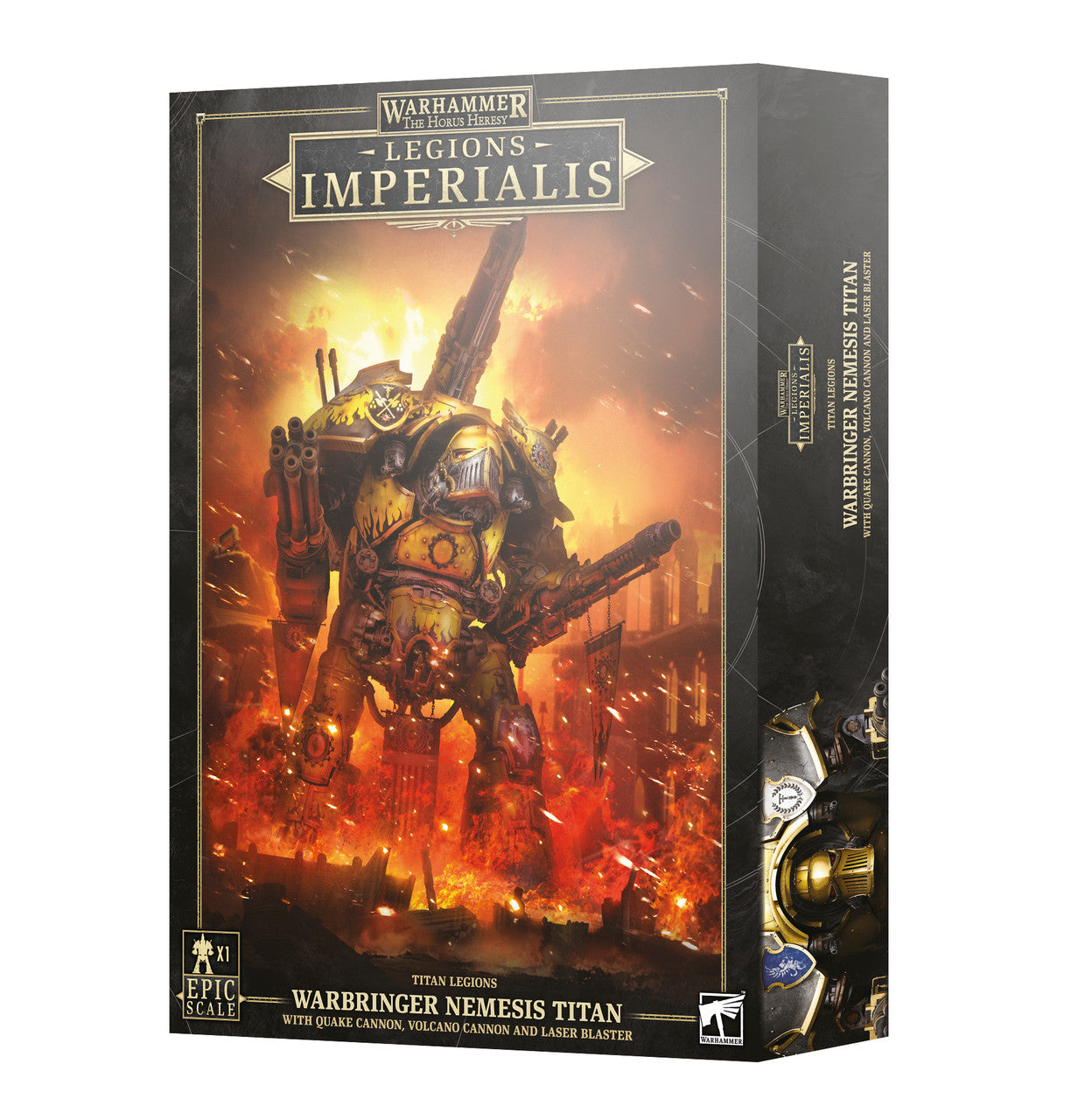 Games Workshop Horus Heresy Legions Imperialis Warbringer Nemesis Titan Warbringer Quake Cannon Plastic Box 03-25