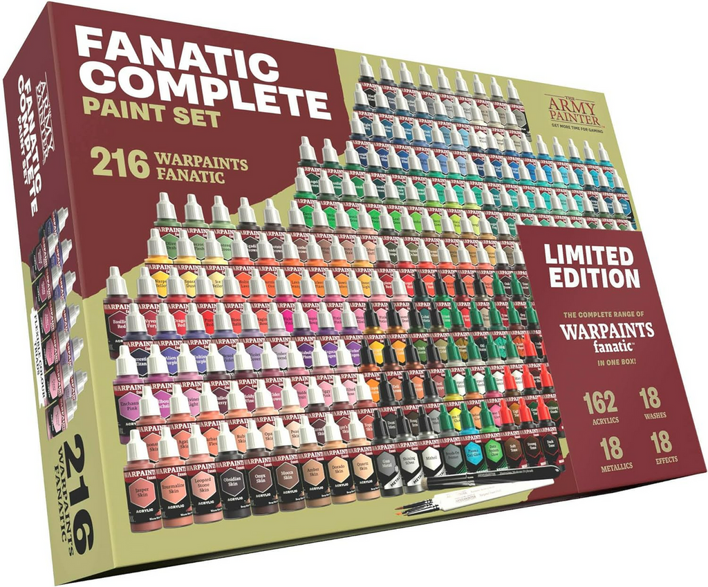 The Army Painter Warpaints Fanatic Complete Paint Set (Limited Edition) TAP-WP8070