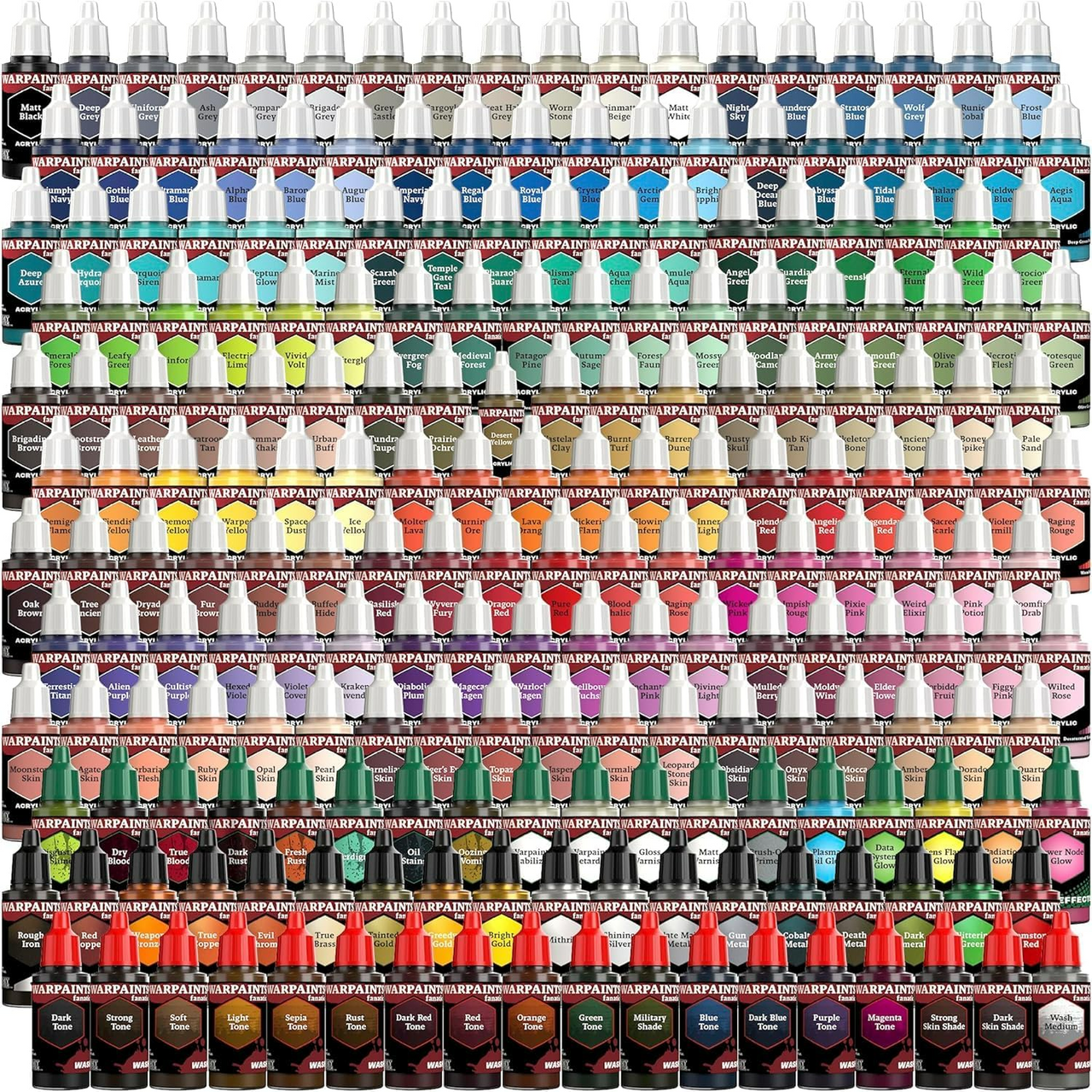 The Army Painter Warpaints Fanatic Complete Paint Set (Limited Edition) TAP-WP8070