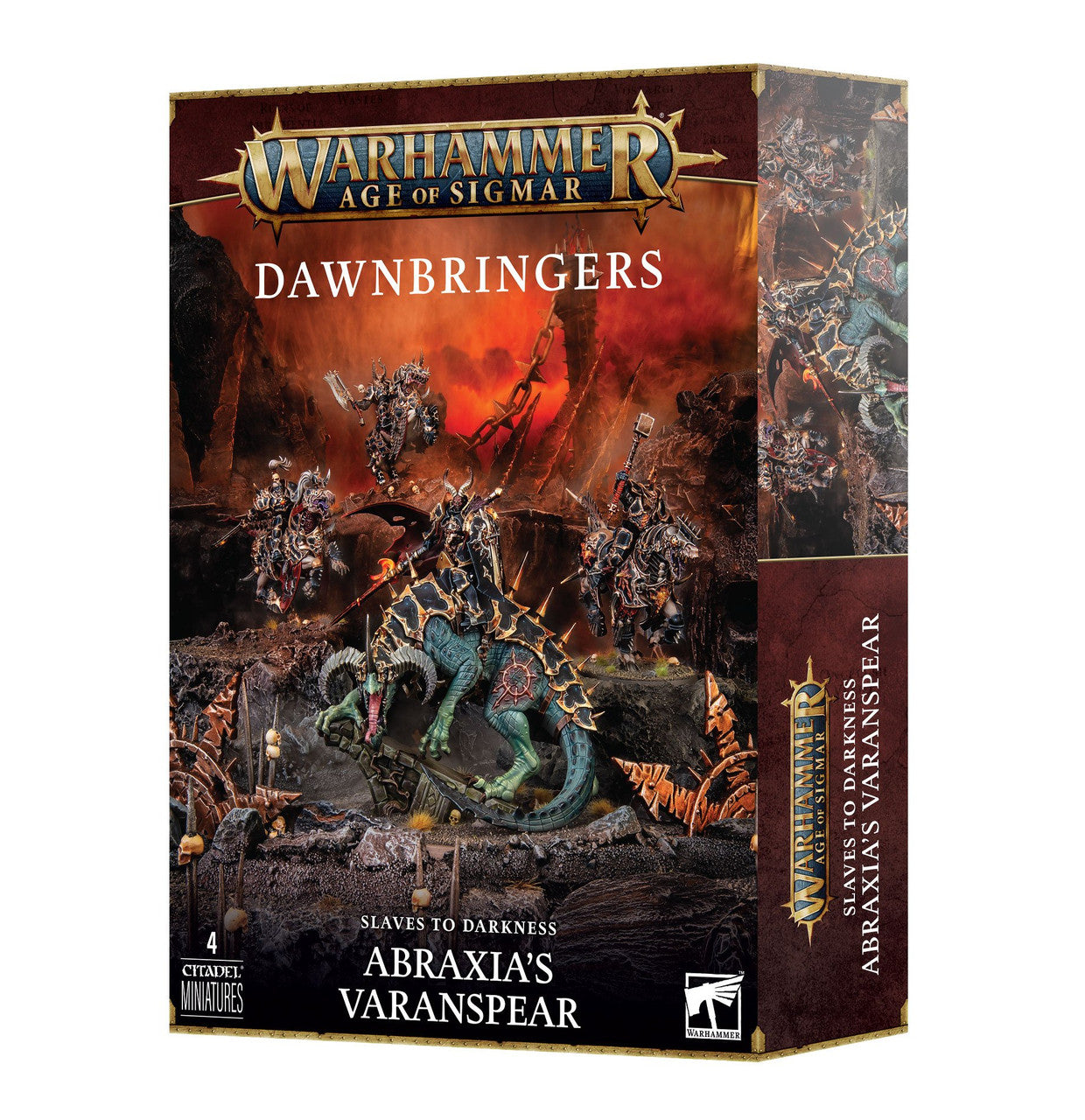 Games Workshop Warhammer Age Of Sigmar Slaves To Darkness Abraxia'S Varanspear Plastic Box 83-42