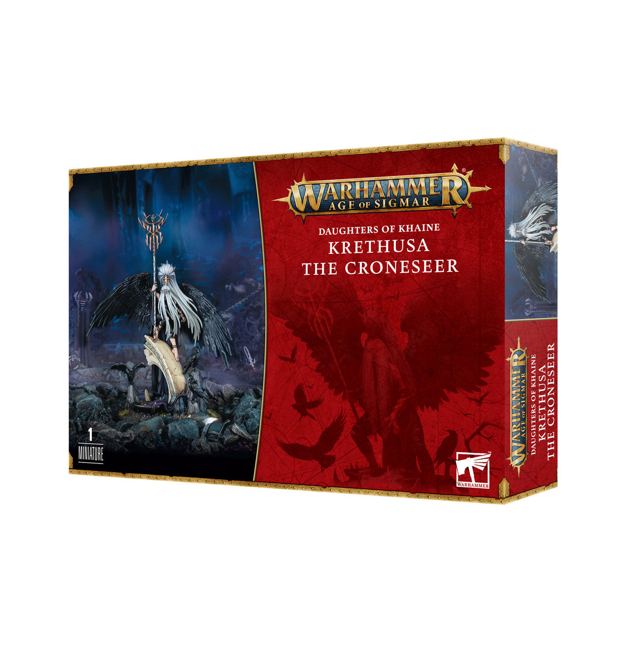 Games Workshop Warhammer Age Of Sigmar Daughters Of Khaine Krethusa The Croneseer Plastic Box 85-24