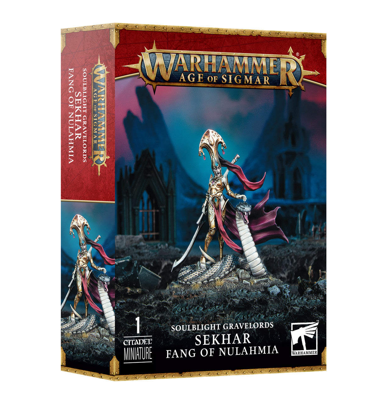 Games Workshop Warhammer Age Of Sigmar Soulblight Gravelords Sekhar Fang Of Nulahmia Plastic Box 91-73