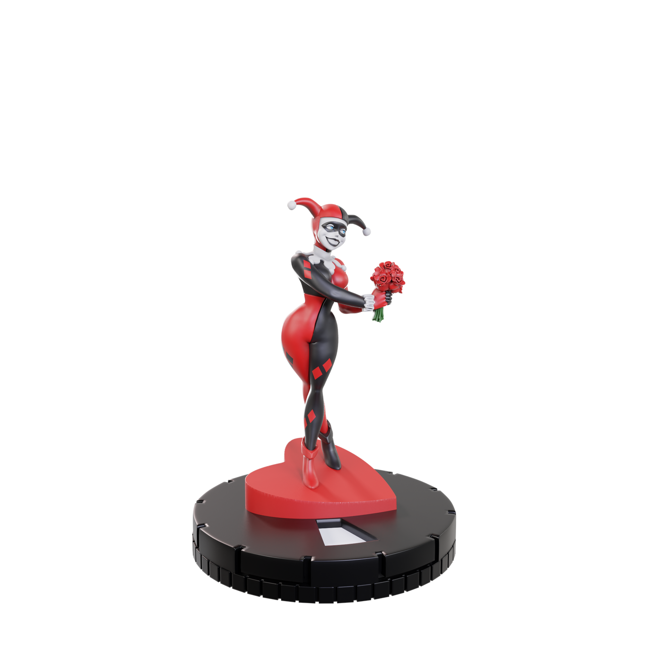 HeroClix DC Iconix Harley Quinn Roses for Red Superhero Miniature Figures WZK84064