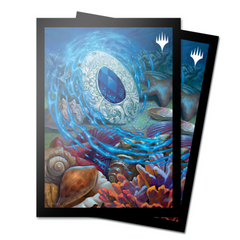 Ultra Pro Magic the Gathering CCG Modern Horizons 3 100ct Deck Protector Sleeves Blue Sapphire Medallion UPI-38405