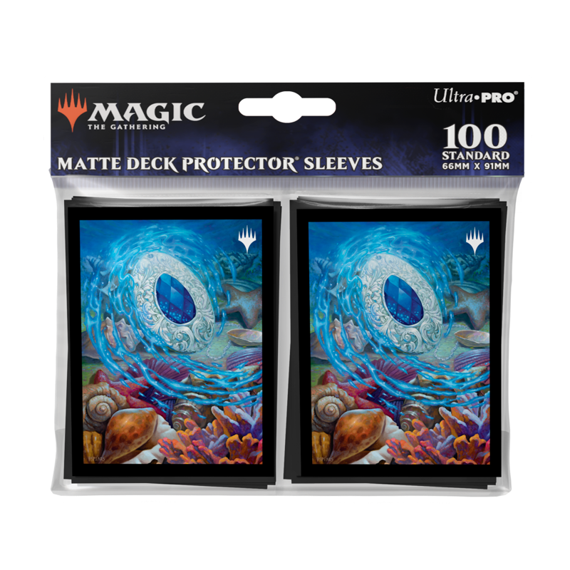 Ultra Pro Magic the Gathering CCG Modern Horizons 3 100ct Deck Protector Sleeves Blue Sapphire Medallion UPI-38405