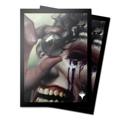 MTG Magic The Gathering CCG Modern Horizons 3 100ct Deck Protector Sleeves Black Jet Medallion UPI-38406