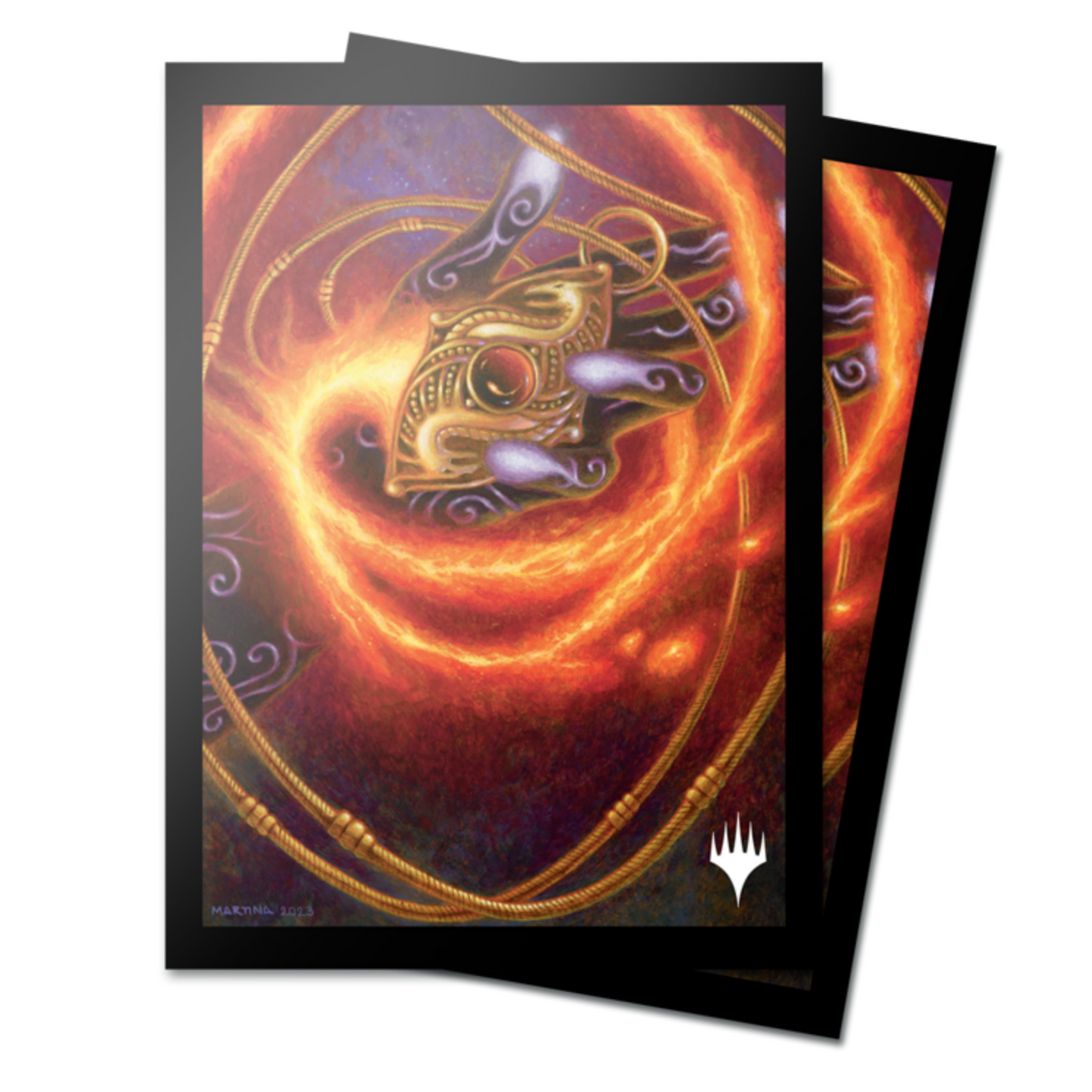 Ultra Pro Magic The Gathering CCG Modern Horizons 3 100ct Deck Protector Sleeves Red Ruby Medallion UPI-38407