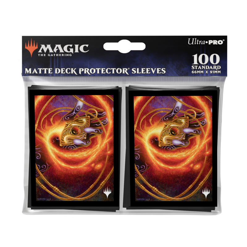 Ultra Pro Magic The Gathering CCG Modern Horizons 3 100ct Deck Protector Sleeves Red Ruby Medallion UPI-38407