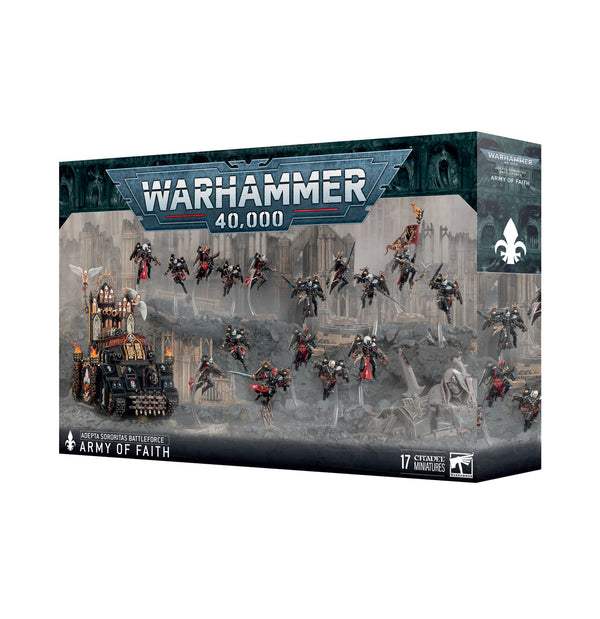 Games Workshop Warhammer 40K Adepta Sororitas Army Of Faith Miniatures Sets 52-38