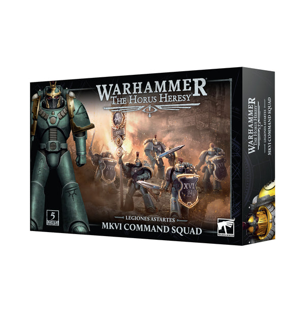 Games Workshop Horus Heresy Legiones Astartes Mkvi Command Squad Plastic Box 31-85