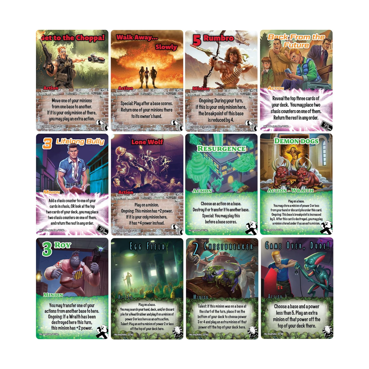 Alderac Entertainment Group Smash Up Expansion Excellent Movies, Dudes! Deck-Building Game Add-On with 2 New Factions Requires Base Game Ages 12+ AEG5519