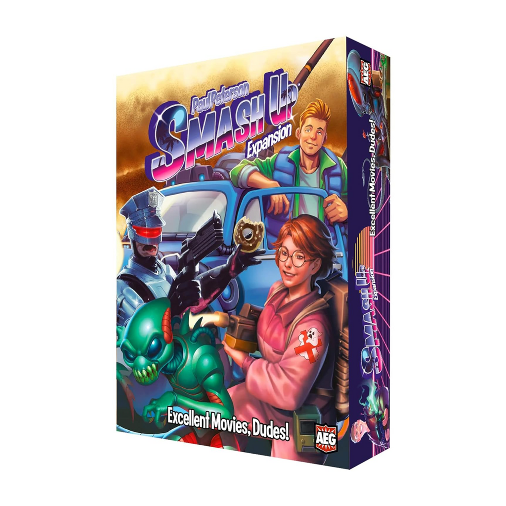 Alderac Entertainment Group Smash Up Expansion Excellent Movies, Dudes! Deck-Building Game Add-On with 2 New Factions Requires Base Game Ages 12+ AEG5519