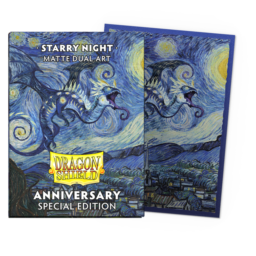 Dragon Shield Sleeves Standard Dual Matte Starry Night Art 100 Ct ATM12116