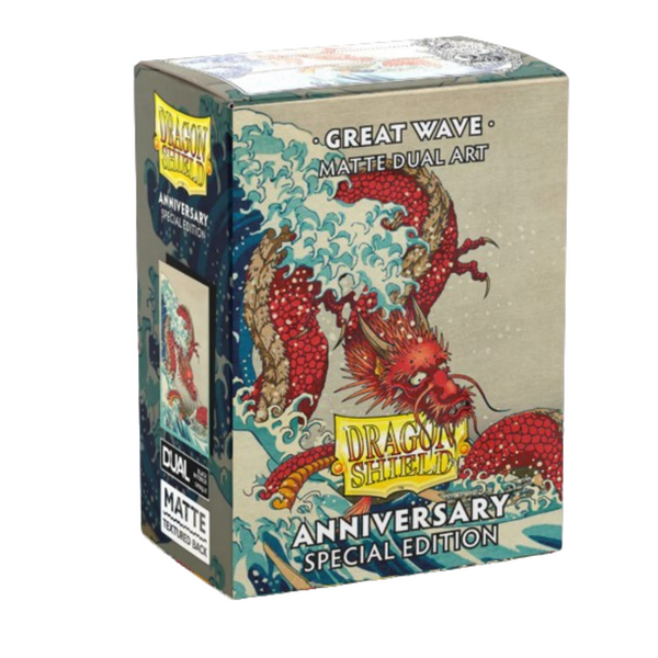 Dragon Shield Sleeves Standard Dual Matte Great Wave Art 100 Ct ATM12117