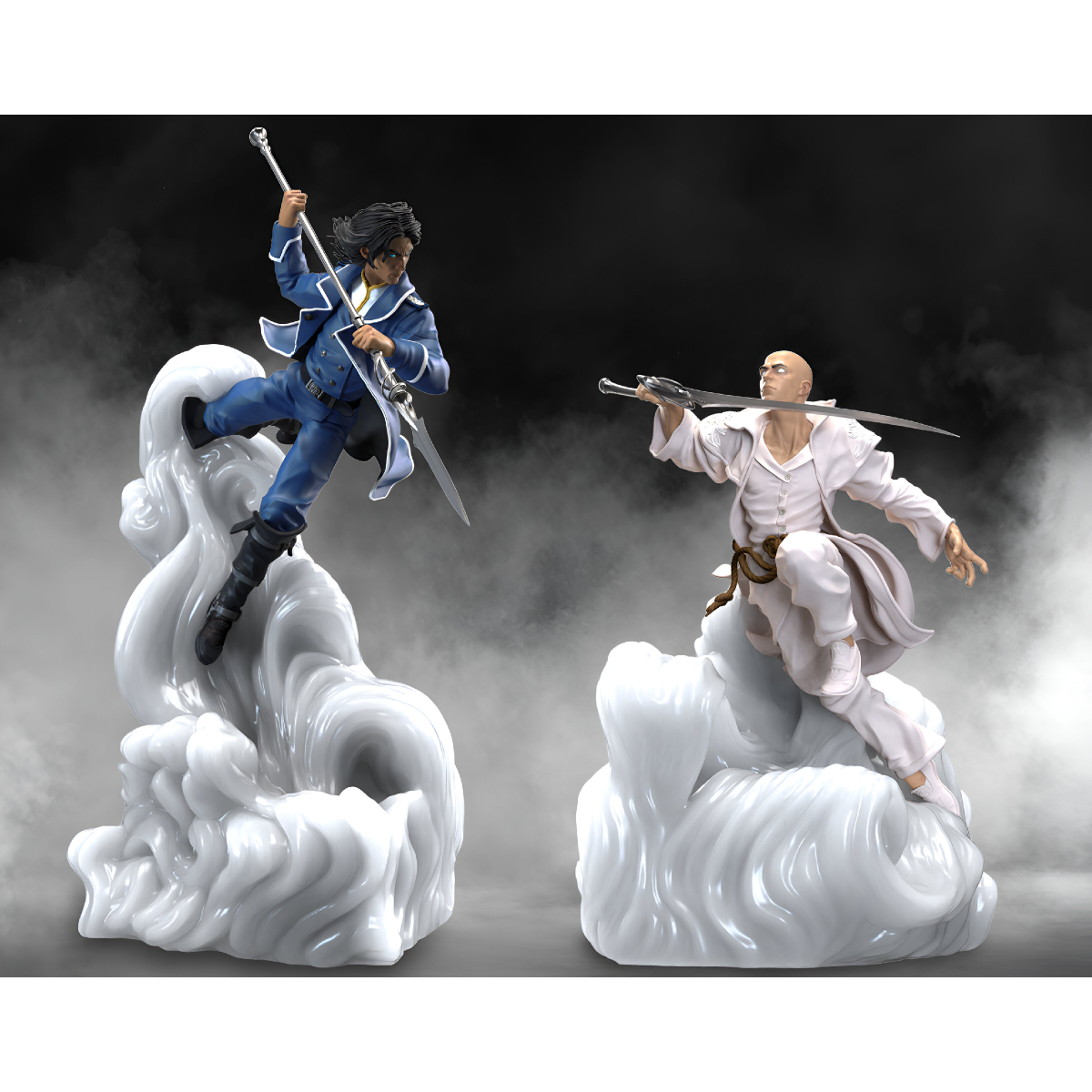 Cosmere RPG Stormlight Archive Gargantuan Clashing Storms Statue BWG-CLASNGSTRMSTUE