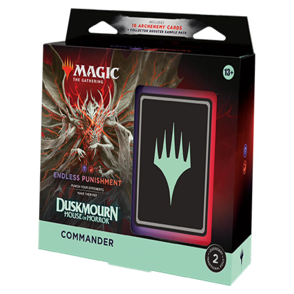 Magic the Gathering CCG Duskmourn House of Horror Commander Deck Endless Punishment (Black-Red) MTG-DMHH-CD-EP
