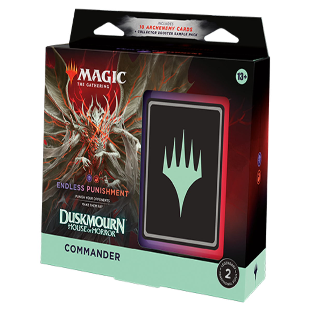 Magic the Gathering CCG Duskmourn House of Horror Commander Deck Endless Punishment (Black-Red) MTG-DMHH-CD-EP
