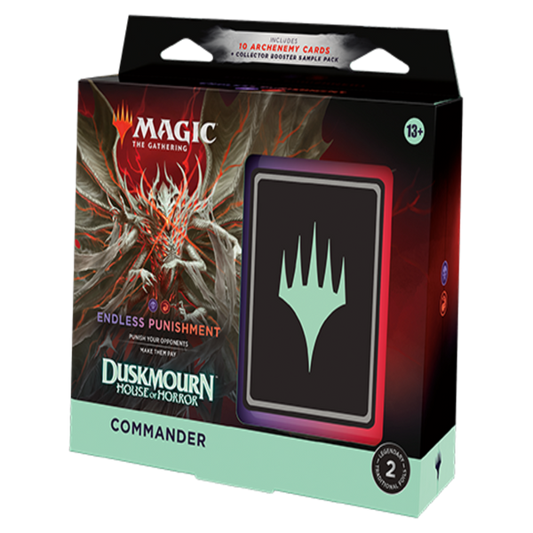 Magic the Gathering CCG Duskmourn House of Horror Commander Deck Endless Punishment (Black-Red) MTG-DMHH-CD-EP
