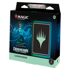 Magic the Gathering CCG Duskmourn House of Horror Commander Deck Jump Scare! (Green-Blue) MTG-DMHH-CD-JS