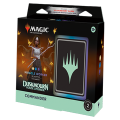 Magic the Gathering CCG Duskmourn House of Horror Commander Deck Miracle Worker (White-Blue-Black) MTG-DMHH-CD-MW