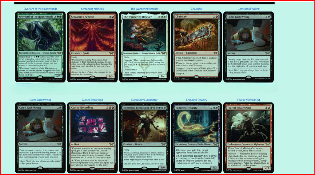 Magic the Gathering CCG: Duskmourn: House of Horror Collector Booster Display (12) MTG-DMHH-CB