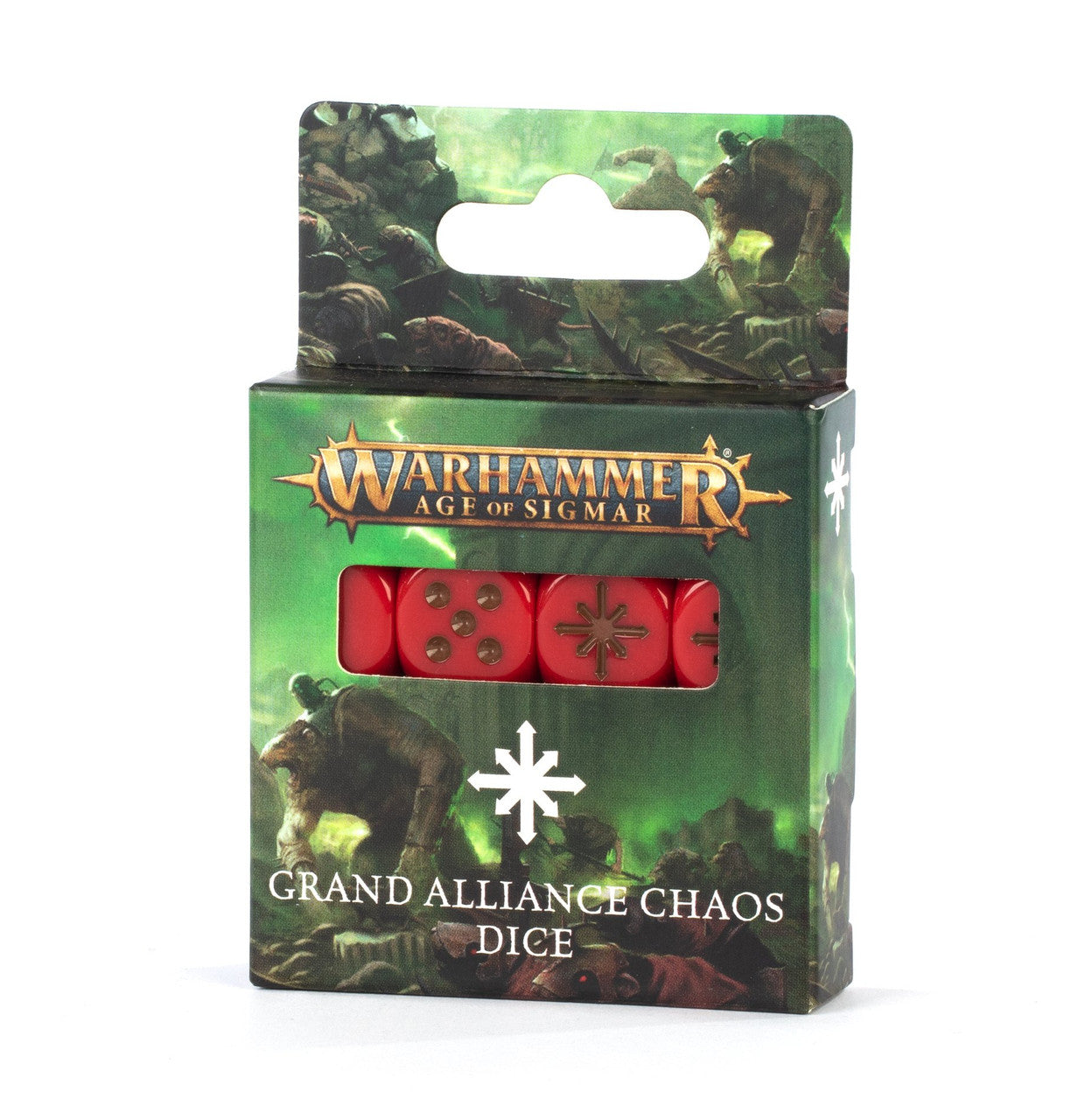 Games Workshop Warhammer Age Of Sigmar Grand Alliance Chaos Dice Hobby Product 2024 Edition 80-22