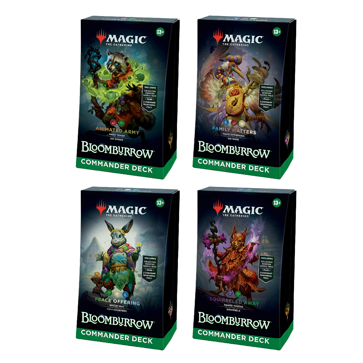 MTG Magic The Gathering CCG Bloomburrow Commander Deck Carton 4 MTG-BLB-CD