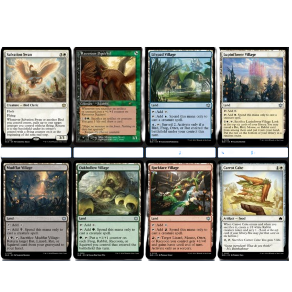 MTG Magic The Gathering CCG Bloomburrow Commander Deck Carton 4 MTG-BLB-CD
