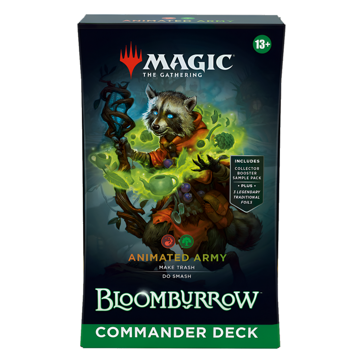 MTG Magic The Gathering CCG Bloomburrow Commander Deck Animated Army (Red-Green) MTG-BLB-CD-AnimatedArmy