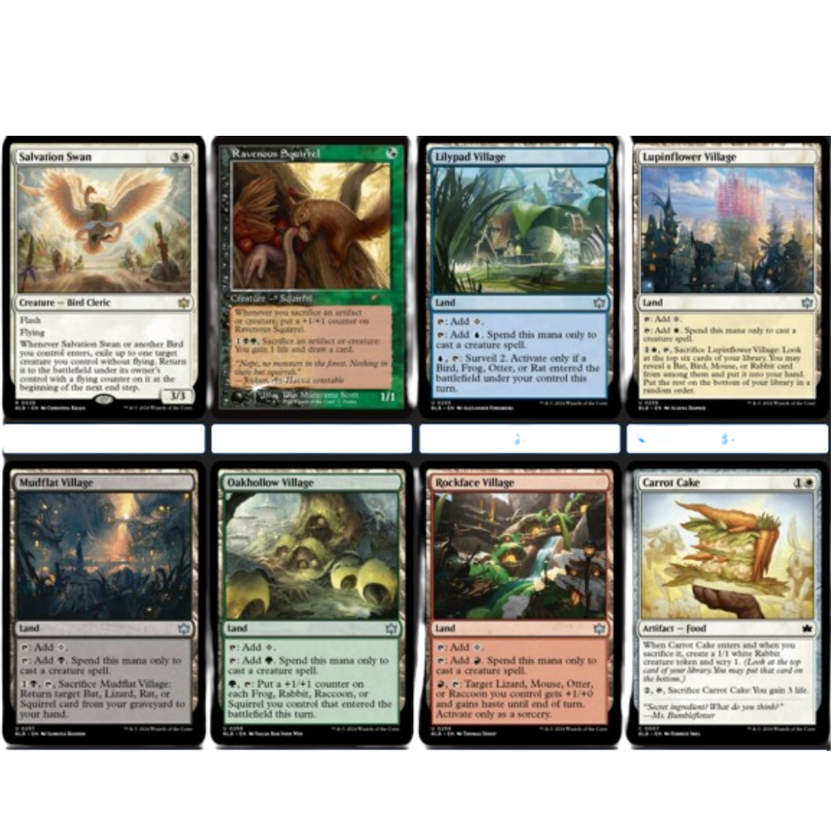 MTG Magic The Gathering CCG Bloomburrow Commander Deck Animated Army (Red-Green) MTG-BLB-CD-AnimatedArmy