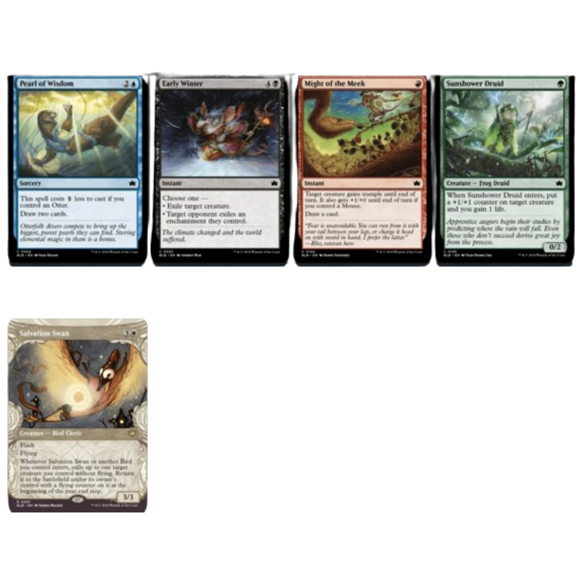 MTG Magic The Gathering CCG Bloomburrow Commander Deck Peace Offering (Green-White-Blue) MTG-BLB-CD-PeaceOffering