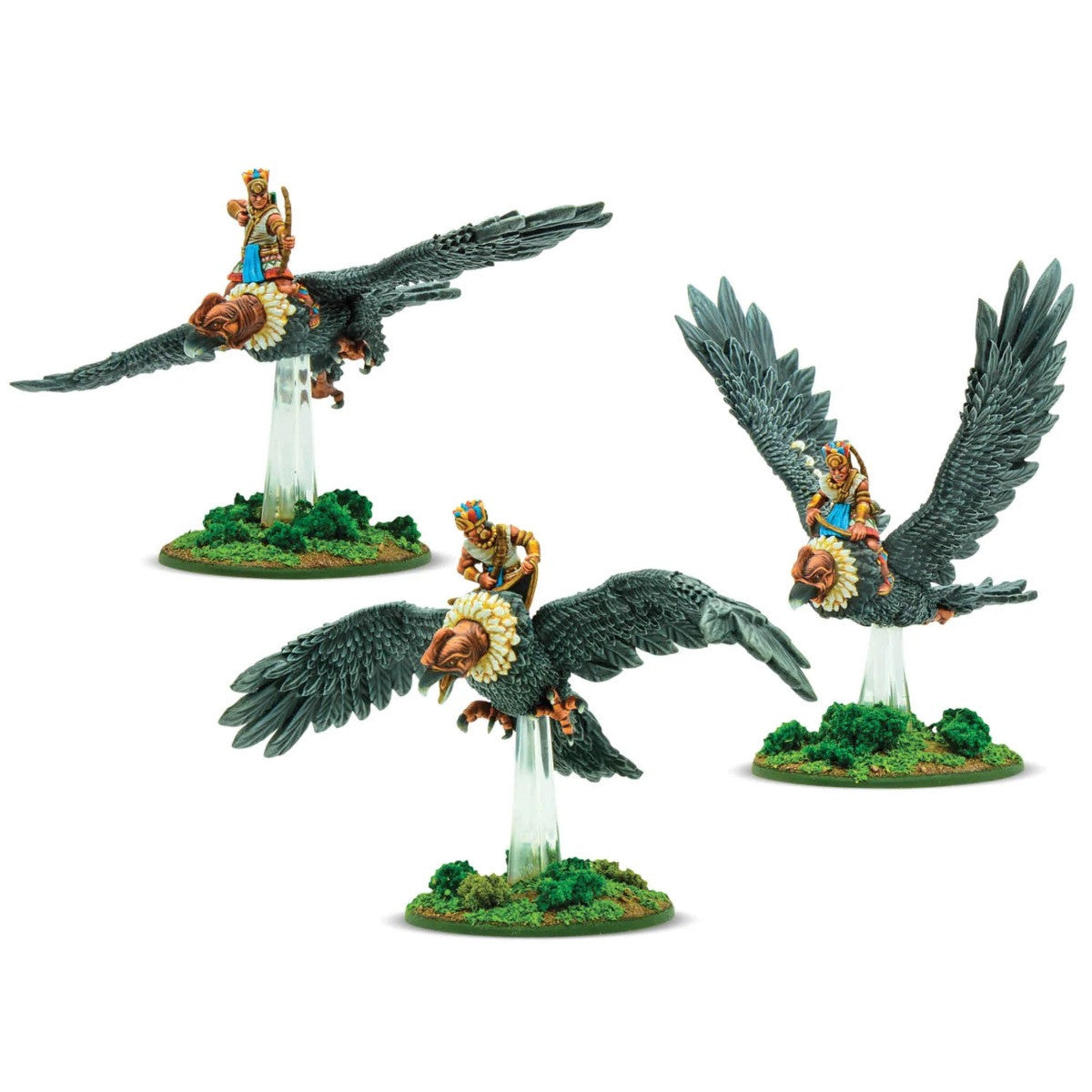 Mythic Earth Condor Riders Inca 3 Resin & Metal Miniatures Figures Set MSMA14
