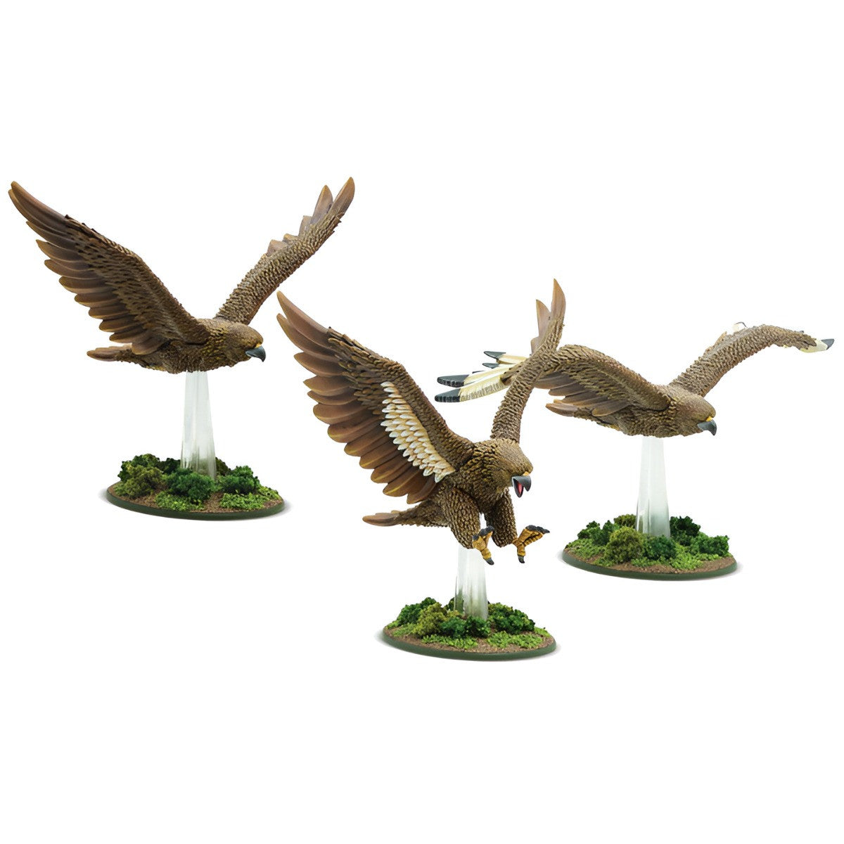 Mythic Earth Tribal Nations War Eagles 3 Large Resin Miniature Figures Set MSMA17
