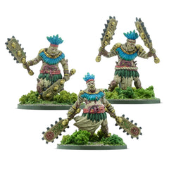 Mythic Earth Tlalocan-Bound Marauders Aztec 3 Large Resin Figures Set MSMA30