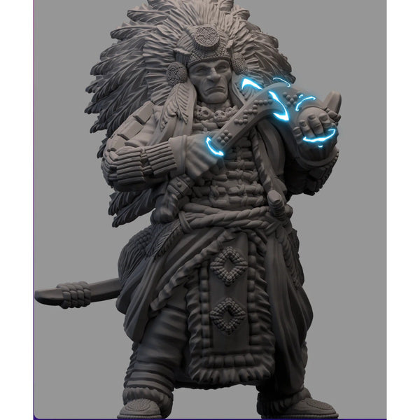Mythic Earth Western Federation Aki'Cita Warlord 3 Metal Miniature Figures Set MSMA81