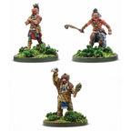 Mythic Earth Tribal Nations Sachem Warlord 3 Metal Miniature Figures Set MSMA02