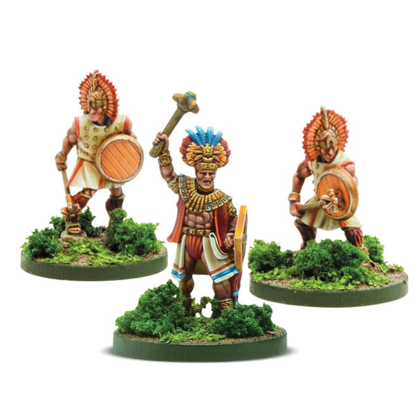 Mythic Earth Sapa Warlord Inca 3 Metal Miniatures Figures Set MSMA04