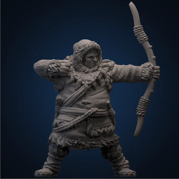 Mythic Earth Arvik Tuvaaks With Bows Inuit 5 Metal Miniatures Figures Set MSMA50