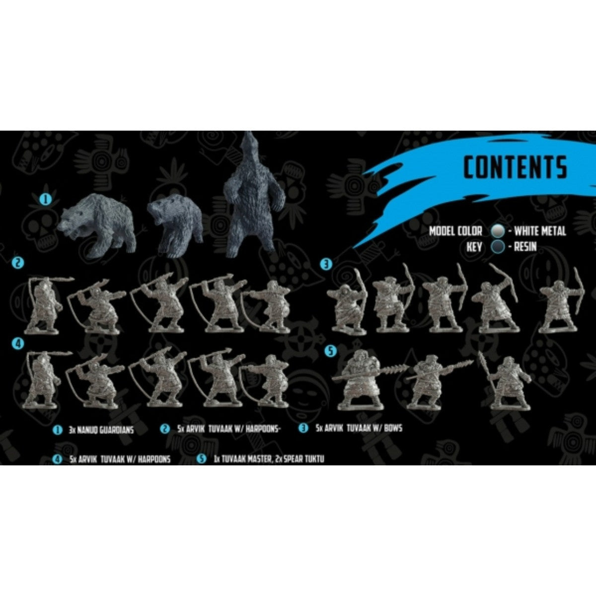 Mythic Earth Inuit Starter Force Inuit Box Set Miniatures NSMA58