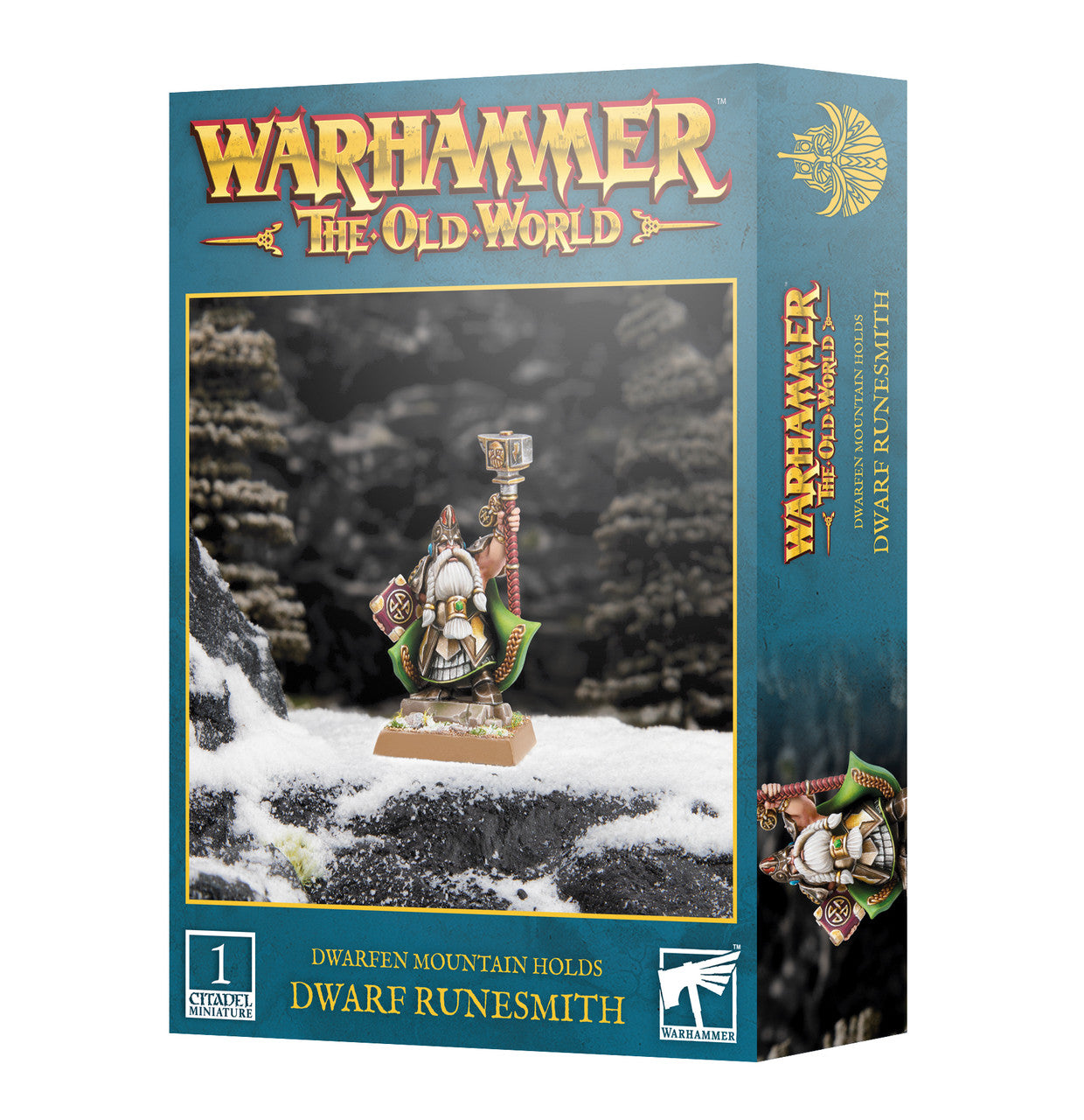Games Workshop Warhammer The Old World Dwarfen Mountain Holds Dwarf Runesmith Plastic Box 10-06