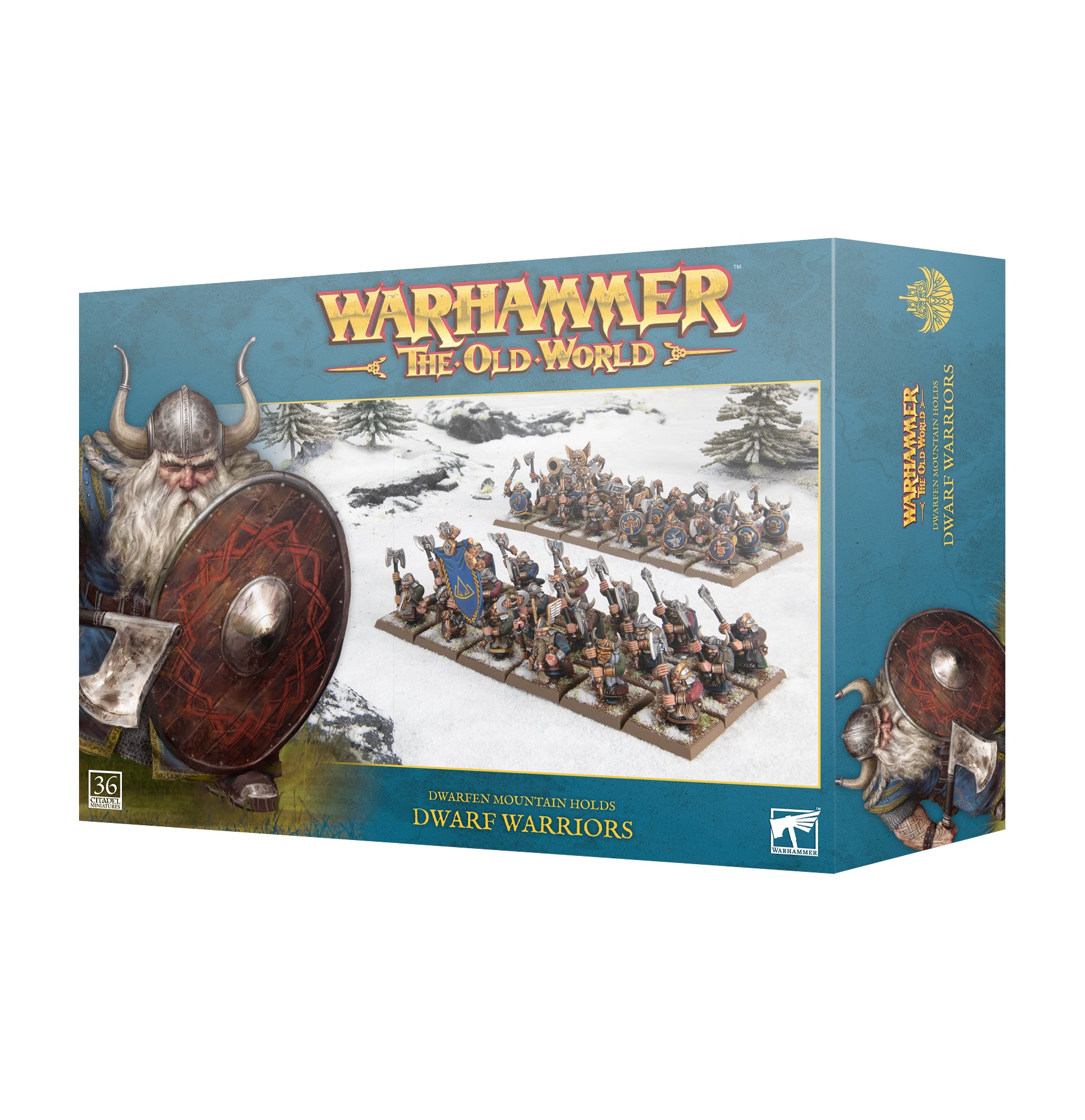 Games Workshop Warhammer The Old World Dwarfen Mountain Holds Dwarf Warriors Plastic Box 10-07