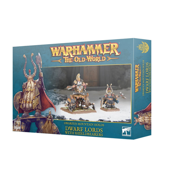 Games Workshop Warhammer The Old World Dwarf Mountain Holds Dwarf Lords With Shieldbearers Plastic Box 10-11