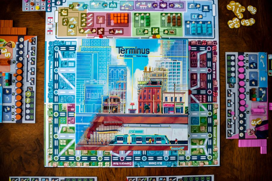 Inside Up Games Terminus Board Game Resource Management Subway Development Game IUG015