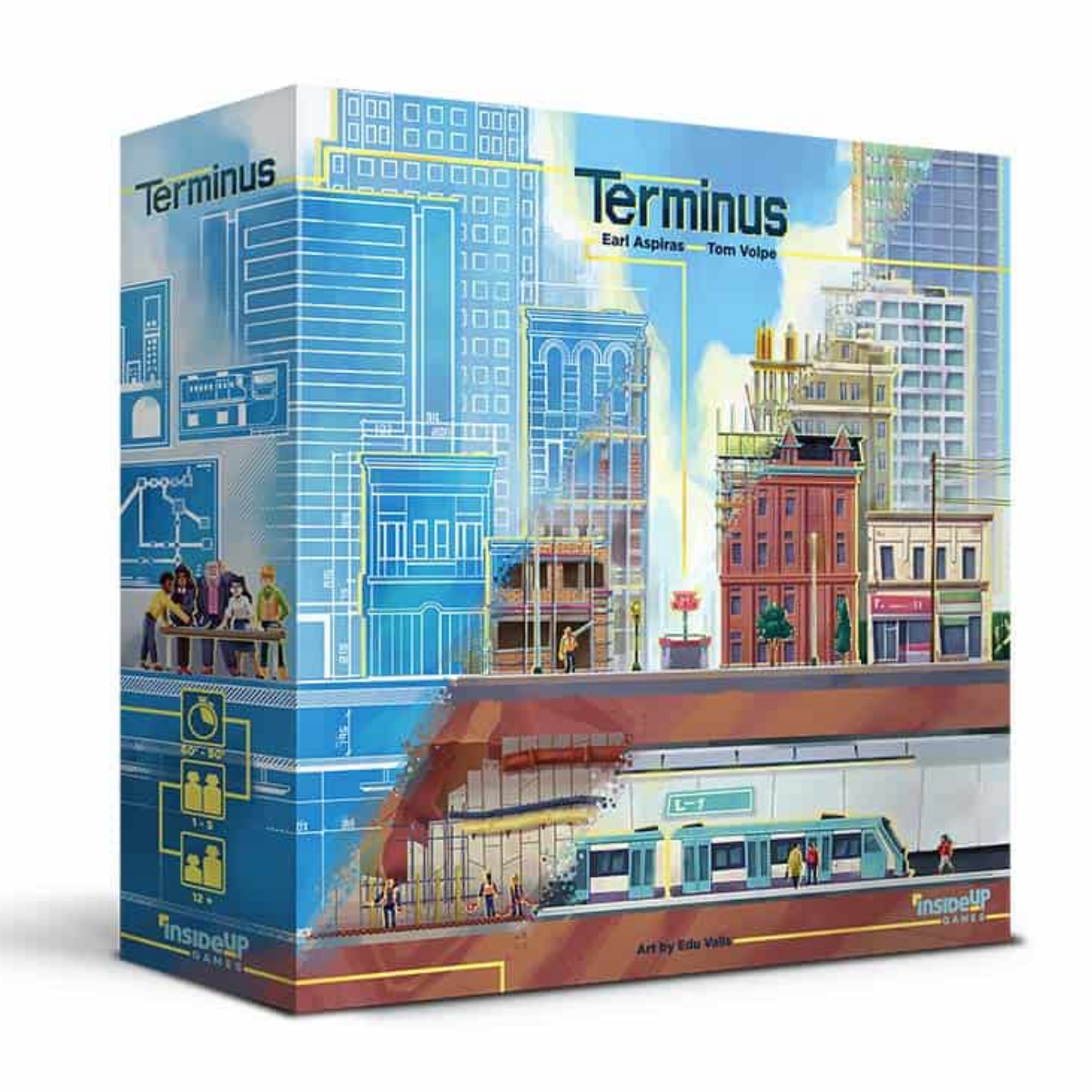Inside Up Games Terminus Board Game Resource Management Subway Development Game IUG015