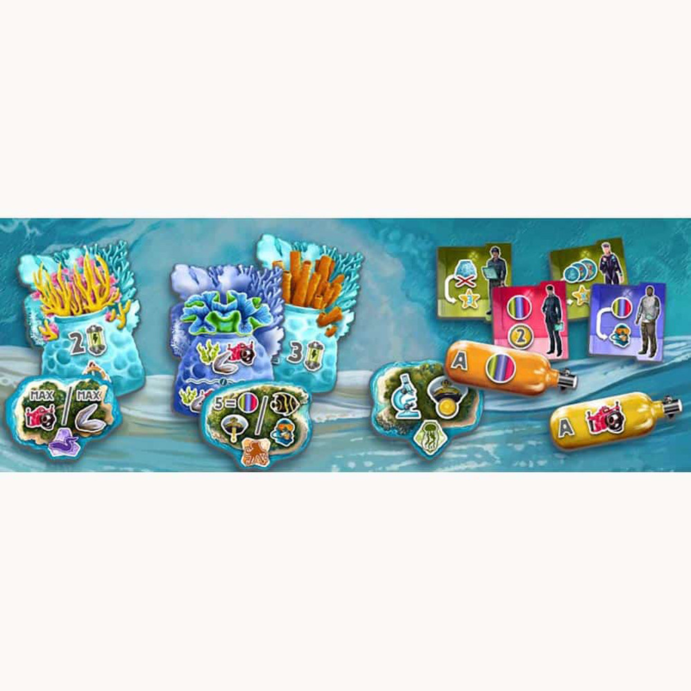 Board and Dice Reef Project Board Game Strategic Ocean Conservation Game with Immersive Gameplay BND0086