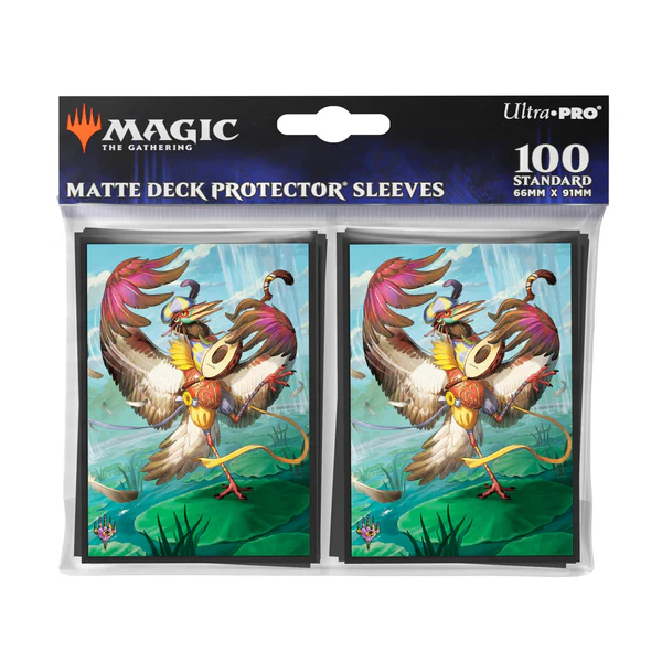 Ultra Pro Magic The Gathering Bloomburrow 100Ct Deck Protector Sleeves Zinnia, Valleyâ€™s Voice UPI-38511