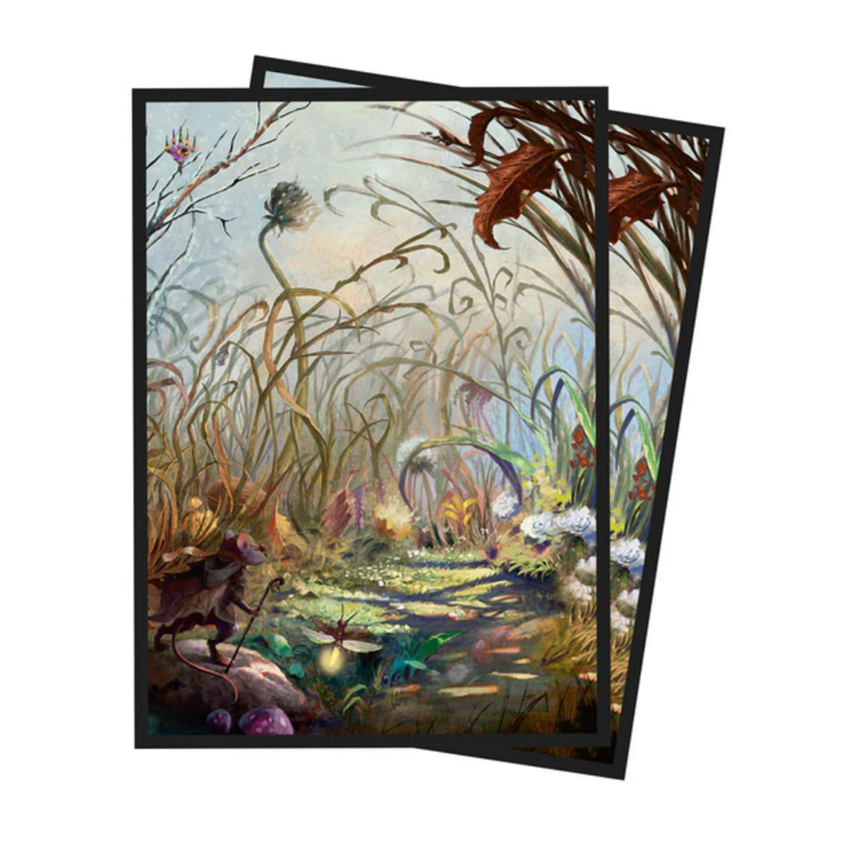 Ultra Pro - Magic The Gathering: Bloomburrow 100ct Deck Protector® MTG Sleeves With Season Lands: Mountain Summer, Protect and Store MTG, pochettes pour cartes de taille standard Ultra Pro - Magic The Gathering: Bloomburrow 100ct Deck Protector® MTG Sleeves With Season Lands: Mountain Summer, Protect and Store MTG, pochettes pour cartes de taille standard