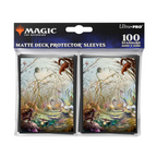 Ultra Pro Magic The Gathering Bloomburrow 100Ct Deck Protector Sleeves Season Lands Plains Summer White UPI-38514